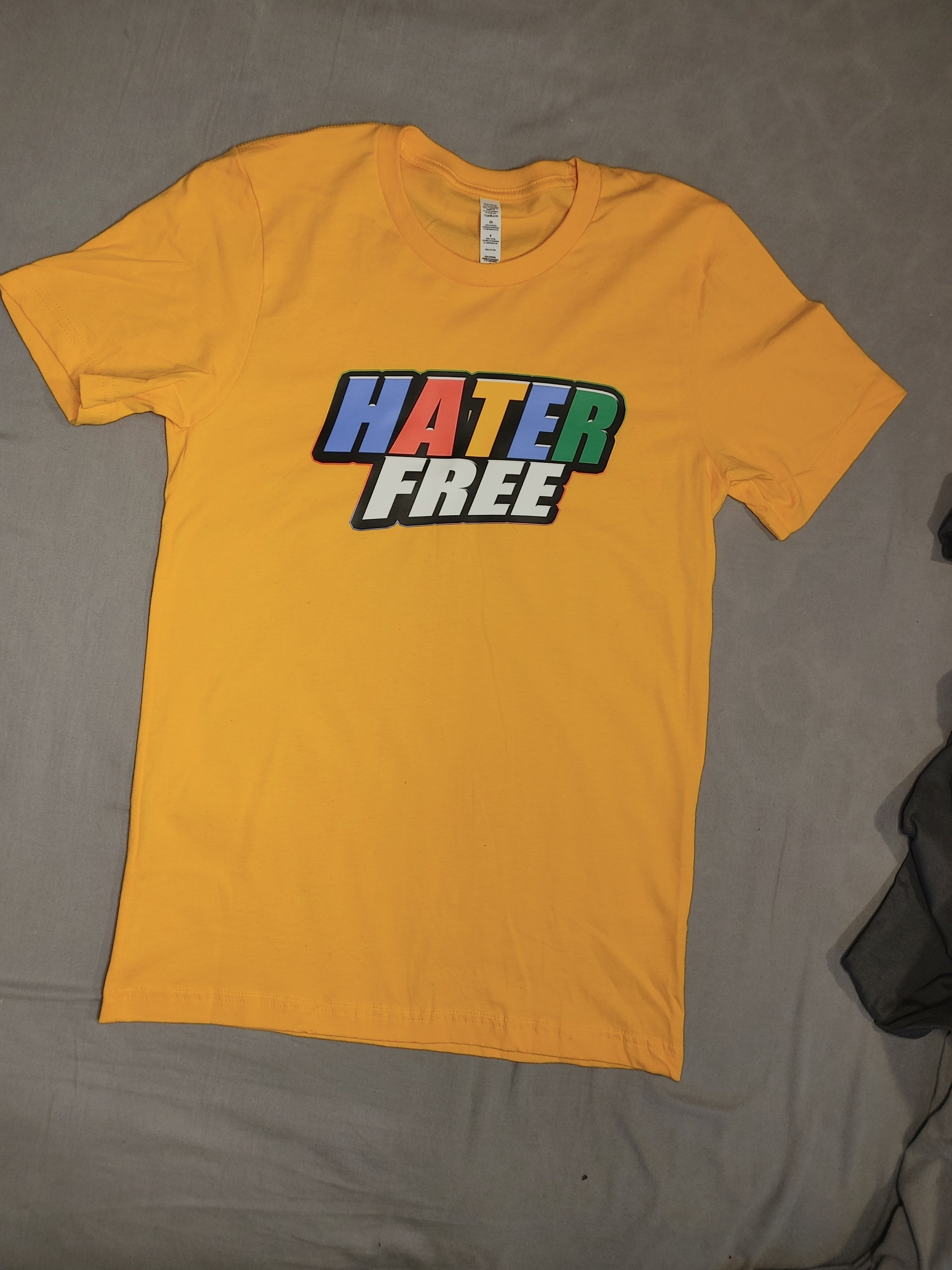 HF multi color logo tee – Hater-Free Apparel